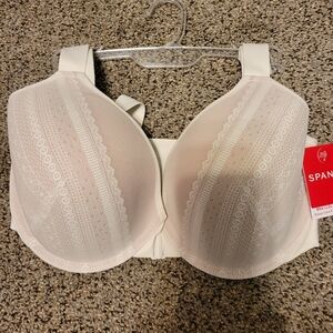 NWT Spanx Bra-llelujah Illusion Lace Full Coverage Front Closure Bra sz 36DD